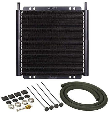 DERALE 13504 Series 8000 Plate and Fin Transmission Oil Cooler , Black product image