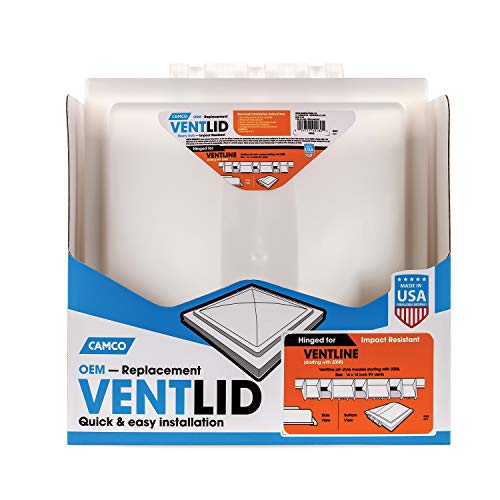 CAMCO 40182 Vent Lid for Ventline RV Vents (2008 & Up), Pack of 6 , White product image