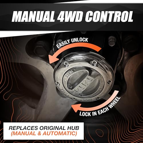MILE MARKER MILE MARKER 549 Pair of Premium Manual Locking Hubs fits 2005-2020 F250 F350 F450 F550 | - Outdoor Depot