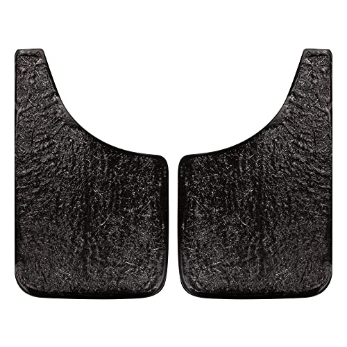 Plasticolor Plasticolor 000541R01 Jeep White Logo 11x19 Easy Fit Mud Guard - Set of 2 - Outdoor Depot