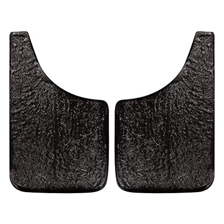 Plasticolor Plasticolor 000541R01 Jeep White Logo 11x19 Easy Fit Mud Guard - Set of 2 - Outdoor Depot