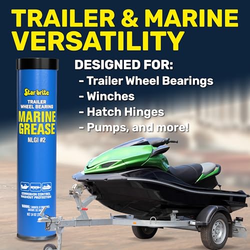 STAR BRITE STAR BRITE Wheel Bearing Grease - Boat Trailer Marine Grade - 14 OZ Grease Gun Cartridge (026014) - Outdoor Depot