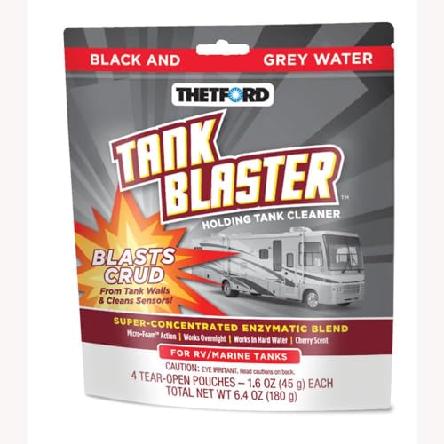 DAVE CARTER 96527 Thetford Tank Blaster - Level Sensor Cleaner - Black & Grey Waste W... product image