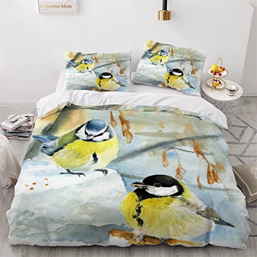 JR PRODUCTS ZHJB 3 Pc Bedding Set 3D Printed Duvet Cover Set Watercolor Paintin... product image