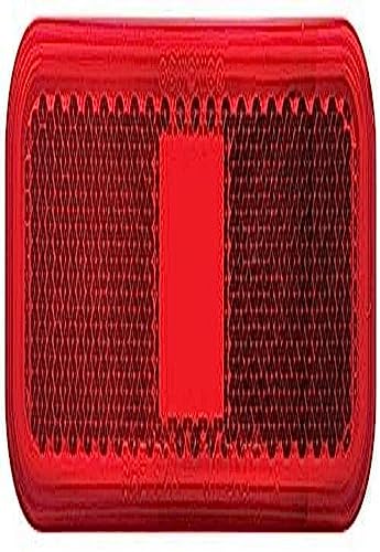 OPTRONICS A44RBP A-44RBP Red Replacement Lens for Rectangular Marker/Clearance Lights product image