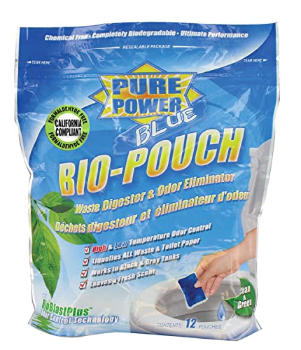 Valterra Valterra V23016 Pure Power Blue Bio-Pouch Waste Digester & Odor Eliminator Drop-Ins, CA Compliant - Outdoor Depot