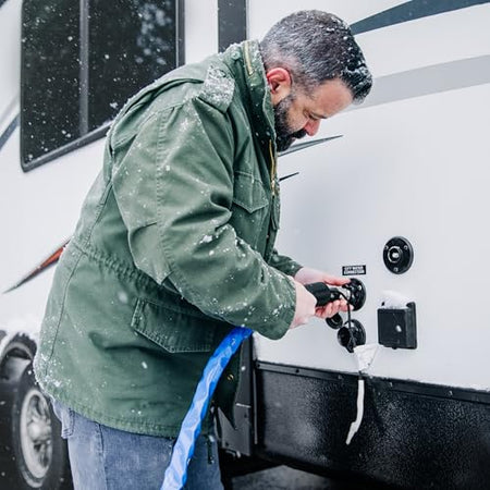 Camco Camco 25-Ft Heated Water Hose for RV - Water Line Freeze Protection Down to -20°F/-28°C - Features - Outdoor Depot
