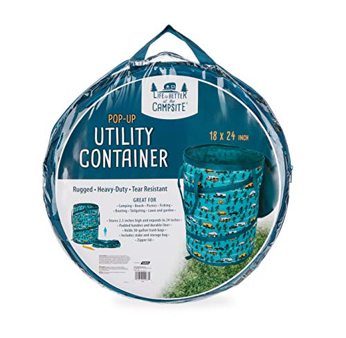 CAMCO 42987 Life is Better at The Campsite Pop-Up Utility Container - 18 x 24-i... product image