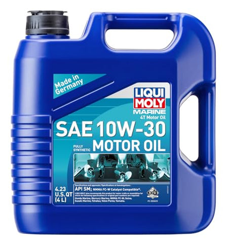 LIQUI MOLY 20522 Marine 4T Motor Oil SAE 10W-30 | 4 L | Marine motor oil | SKU: product image
