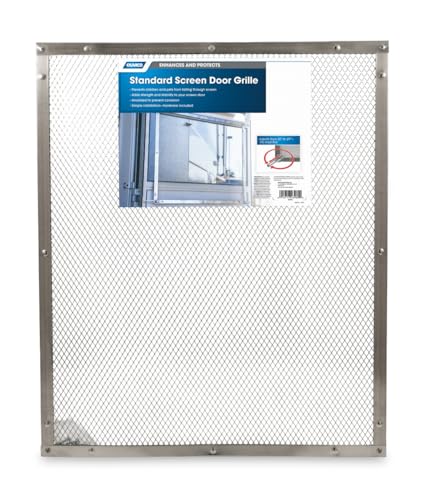 CAMCO 43980 Aluminum Screen Door Standard Mesh Grille - Protects Your RV's Scre... product image