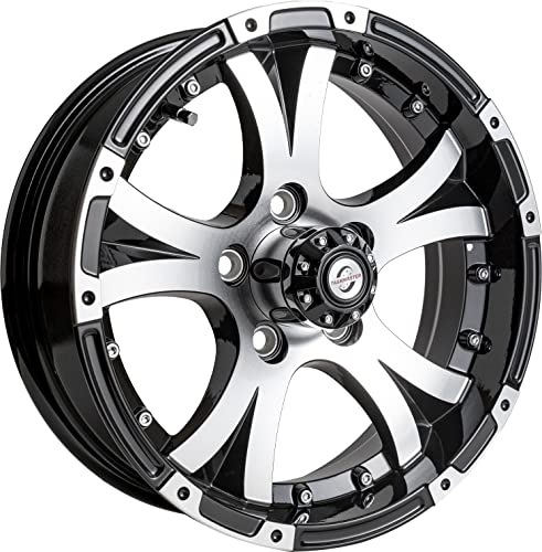 TASKMASTER AX02550545BMFL Viking™ Series Machined Lip and Face Gloss Black Aluminum Trailer W... product image