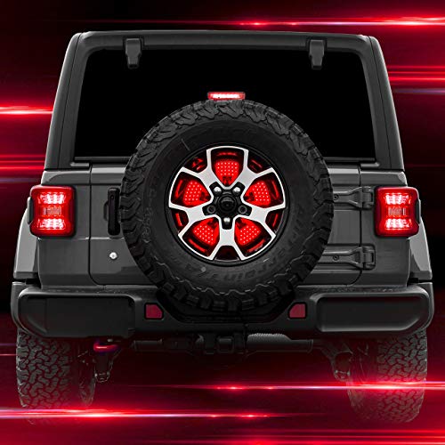 XK GLOW XK041019 Jeep 5th Wheel Light w/Brake, Running, Reverse and Turn Signal Lights product image