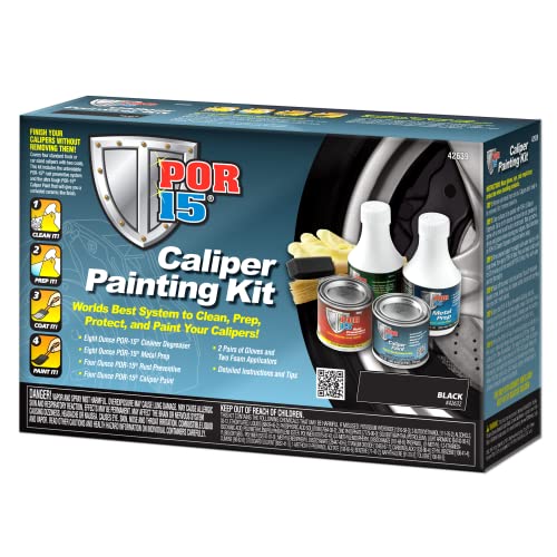POR 15 42639 POR-15 Caliper Painting Kit, Black, Clean, Prep and Paint Brake Cal... product image