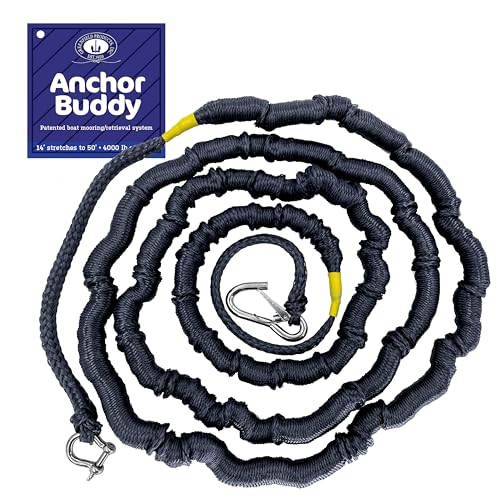 GREENFIELD AB4000-B Anchor Buddy, The Original Bungee Anchor Line for Boats. 14ft to 50... product image