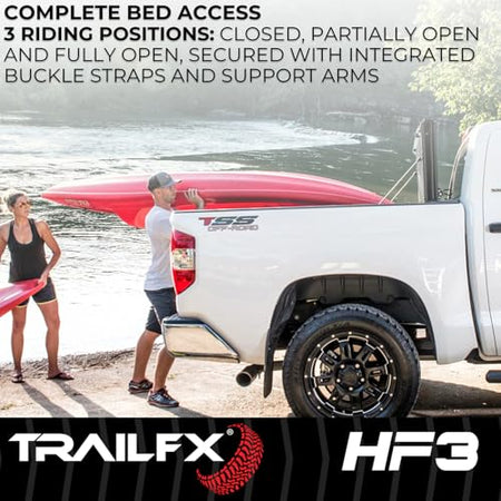 Trailfx TrailFX Hard Tri-Fold Tonneau Cover Fits 2021-2025 Ford F-150 5.5 Foot Bed Hard Folding Cover 3 - Outdoor Depot