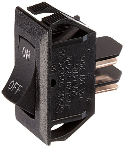 VALTERRA LLC DG118UVP VALTERRA Diamond Group B118U315SC Black 12V On/Off Switch - front view
