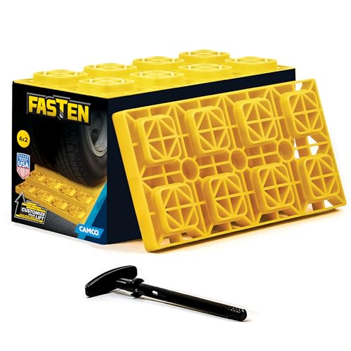 CAMCO 21023 Fasten RV Leveling Blocks - Features Interlocking Design for Custom... product image