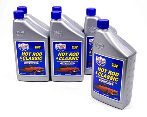 LUCAS OIL LUCA10689 Hot Rod & Classic Car HP Motor Oil SAE 20W-50, 1 Quart (Pack of 1) product image