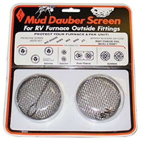 JCJ JCJ M-300 Mud Dauber Screen for RV Furnace Outside Fitting - Outdoor Depot