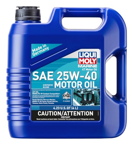 LIQUI MOLY 20548 Marine 4T Motor Oil SAE 25W-40 | 4 L | Motor oil | SKU: product image