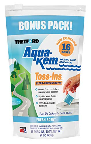 DAVE CARTER 96561 Aqua-KEM Fresh Scent Toss-Ins RV Holding Tank Treatment - Deodorant... product image