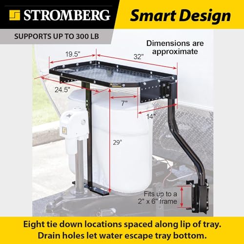 STROMBER CC-255 g Carlson  Trailer Tray – A-Frame Mounted Tray, RV Generator Mount,... - view 5