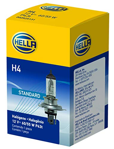 HELLA H4 Standard Halogen Bulb, 12 V, 60/55W product image