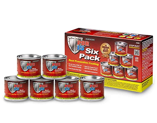 POR 15 45006 POR-15 Six Pack Rust Preventive Coating, Stop Rust and Corrosion Pe... product image