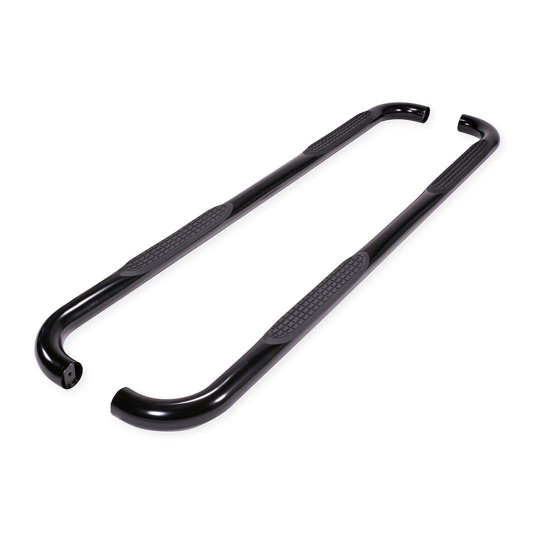 Trailfx TrailFX Nerf Bar Side Steps Fits Ram 1500 Crew Cab 2011-2018 Black Powder Coated 3-Inch Round Bent - Outdoor Depot