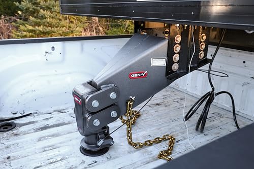 GEN-Y Hitch GEN-Y Hitch Rhino Fifth Wheel Pin Box with Gooseneck SnapLatch Coupler | 3,500-6,500 LBS Pin - Outdoor Depot
