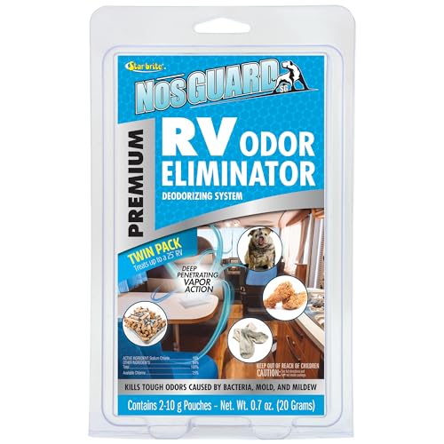 STAR BRITE 079950 NosGUARD SG RV Odor Eliminator – Deep Penetrating Vapor System, Twi... product image