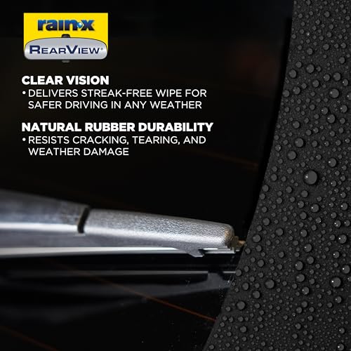 Rain-X Rain-X 850216 RearView Wiper Blade 16", OEM Replacement Rear Windshield Wiper, Interchangeable - Outdoor Depot