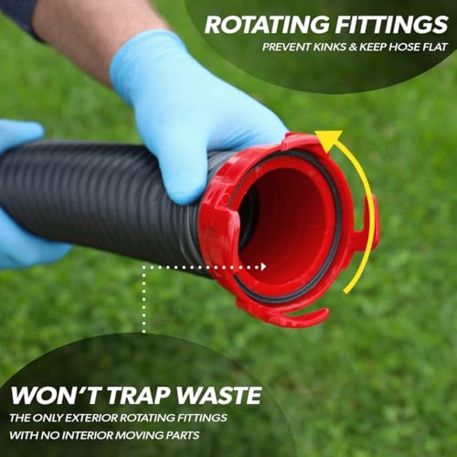 VALTERRA LLC D040200 Valterra D04-0200 Dominator 10' Extension Hose , Black - view 8