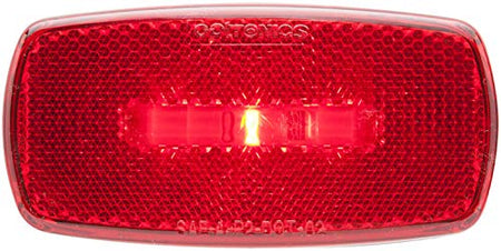 OPTRONICS MCL0032RBBP MCL0032RBB ONE LED MARK LIGHT;OVAL;BLK BSE;RED product image