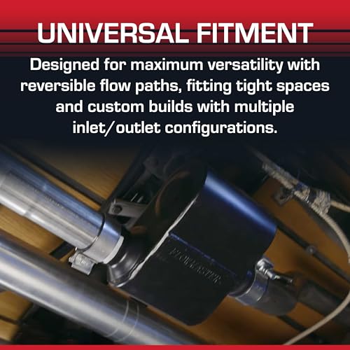 Flowmaster Flowmaster Super 10 Series Chambered Muffler – 3.00” Center In / 3.00” Center Out – Race-Inspired - Outdoor Depot