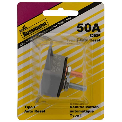 BUSSMANN BP/CBP-50BA-RP () 30 Amp Type-I Plastic Circuit Breaker with Crosswise Bracket product image