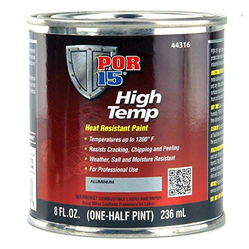 POR 15 44316 POR-15 High Temperature Paint, High Heat Resistant Paint, Weather a... product image