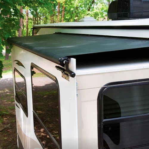 Solera Solera 5000 Series Black Slide Topper RV Slide-Out Awning 6'6" (6'1" Fabric) 13.5 oz Vinyl - Outdoor Depot