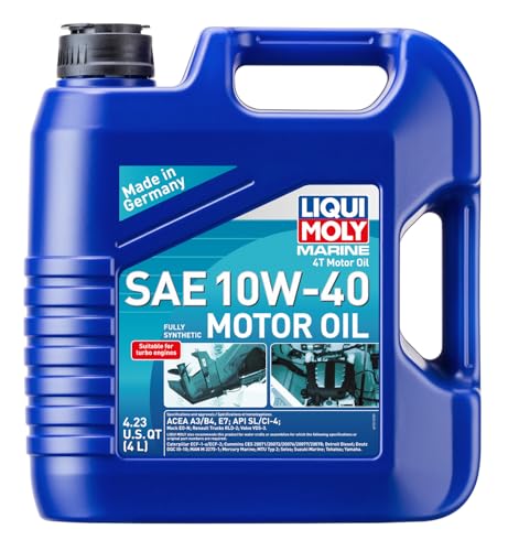 LIQUI MOLY 20508 Marine 4T Motor Oil SAE 10W-40 | 4 L | Marine motor oil | SKU: product image