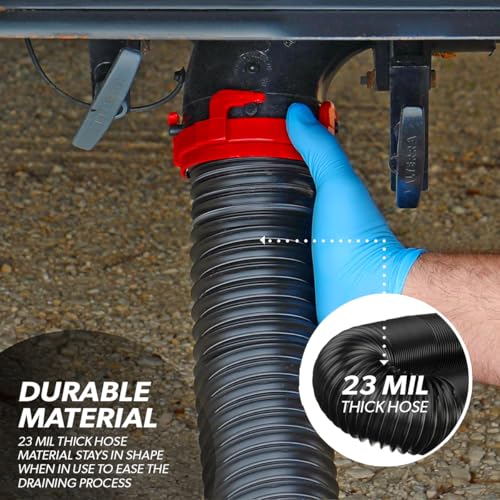 VALTERRA LLC D040200 Valterra D04-0200 Dominator 10' Extension Hose , Black - view 4