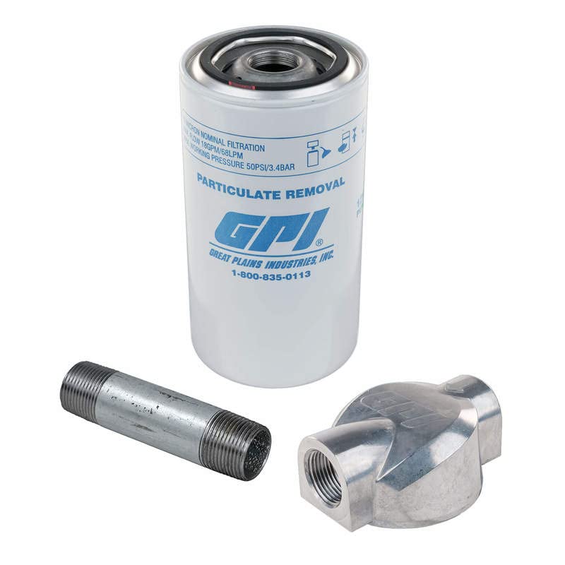 GPI 129500-06 18 GPM, 10 Micron Particulate Filter Kit with 3/4-inch NPT Aluminum... product image