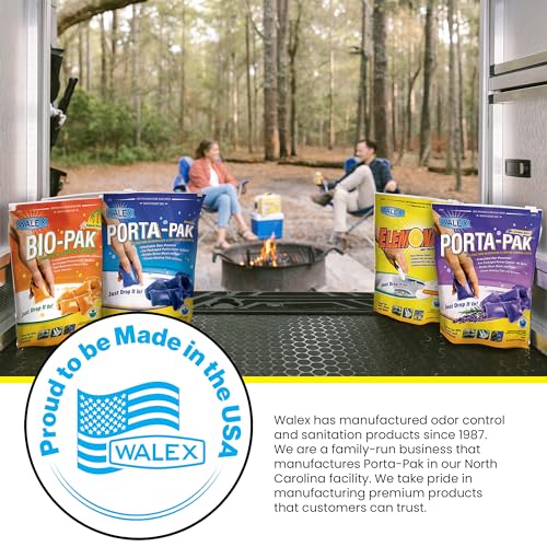 Walex Walex Porta-Pak Black Holding Tank Deodorizer & Portion Control System Drop-Ins - Rapid Breakdown of - Outdoor Depot