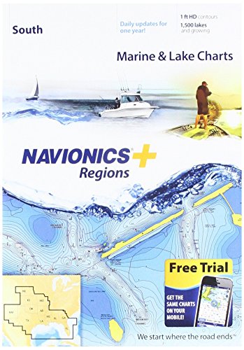 NAVIONICS MSD/NAV+SO Plus Regions South Marine and Lake Charts on SD/MSD product image