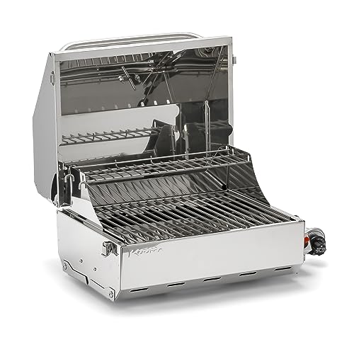 CAMCO MARINE 58155 Camco Kuuma Stow N’Go 216 Elite Propane Grill | Features Built-In T... product image