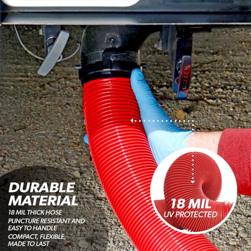 VALTERRA LLC D040112 Valterra D04-0112 EZ Coupler 5' Extension Hose , Red - view 3