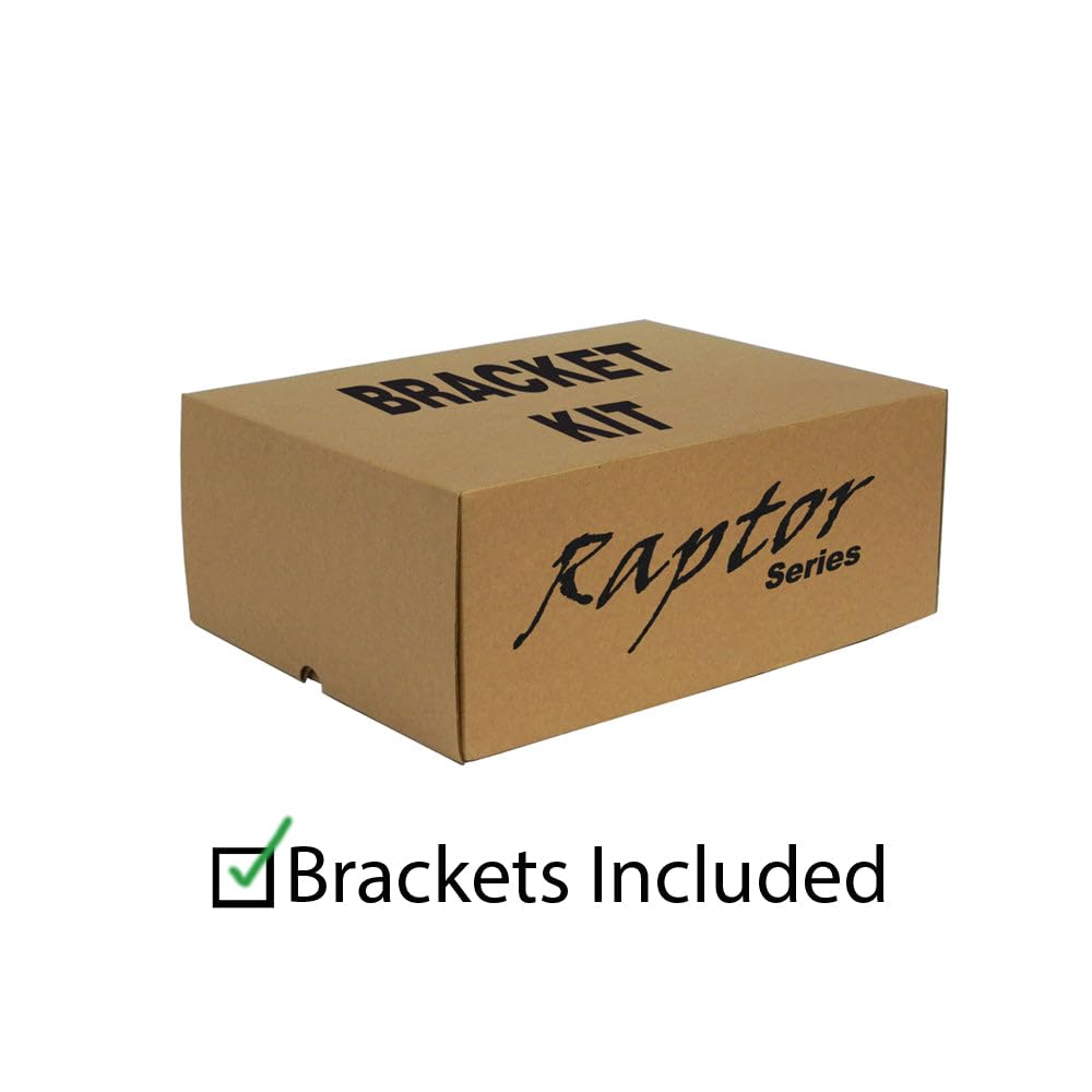 Raptor Series Raptor Series Running Boards Steps 6in OEM Style Black Aluminum Compatible with Crew Cab - Outdoor Depot