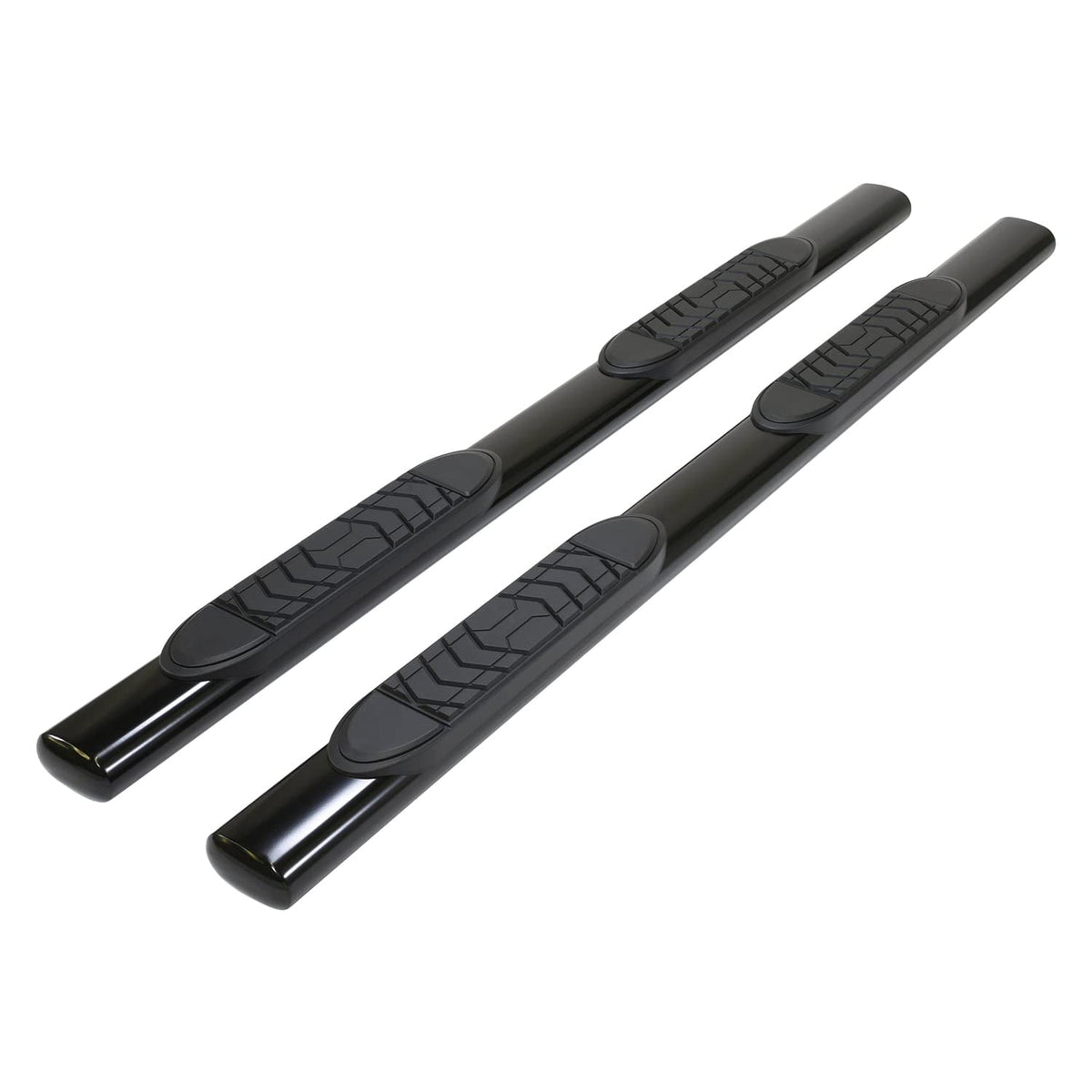 Trailfx Trailfx Side Step Bars Fits 2023–2025 GMC Sierra 1500 5 Inch Oval Straight Nerf Bars with Step Pads - Outdoor Depot
