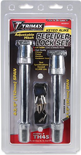 TRIMAX TH45 TH4 (5/8 Dia. x 4-3/8 Span) & T5 (5/8 x 3-1/2 Span) Keyed Alike Loc... product image