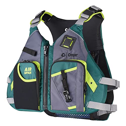 ONYX OUTDOOR 123200-400-040-23 0040004023 AIR SPAN ANGLER PADDLING KAYAK VEST product image