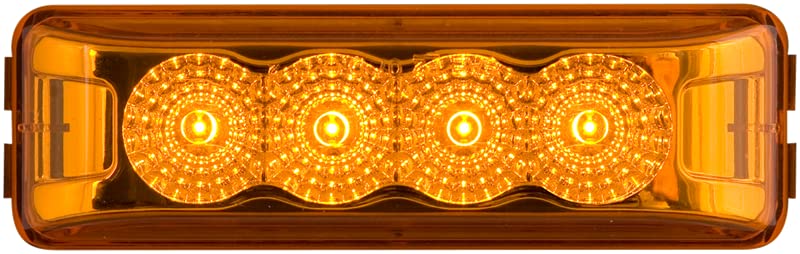 OPTRONICS MCL63ABP 4 LED MIROFLEX THIN LINE;AMBER;POLY product image